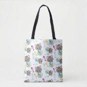 Tote Bag Motif De Chats, Chats Mignons, Chatons, Poisson (Devant)