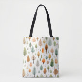 Tote Bag Motif de chute aquarelle (Devant)