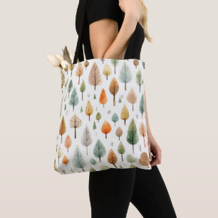 Tote Bag Motif de chute aquarelle