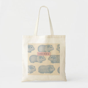 Tote Bag Motif de cochons d'Inde esthétique personnalisé