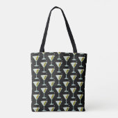 Tote Bag Motif de cocktails Martini (Dos)