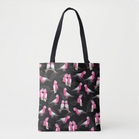 Tote Bag Motif de cocktails roses de Galah (Devant)