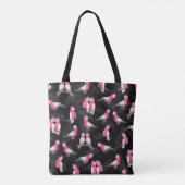 Tote Bag Motif de cocktails roses de Galah (Dos)