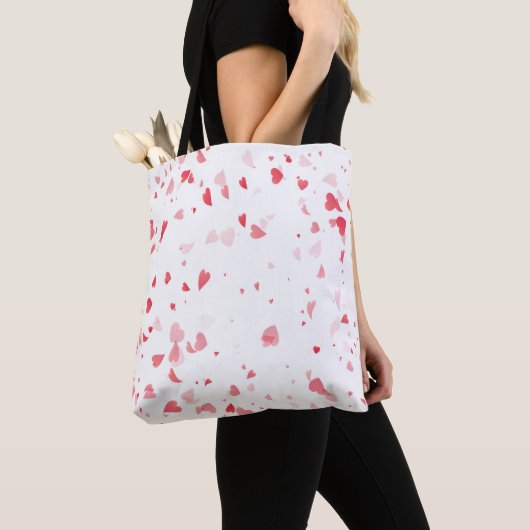 Tote Bag Motif de coeur 33 (De près)