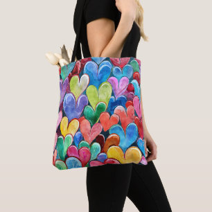 Tote Bag Motif de coeur amusant