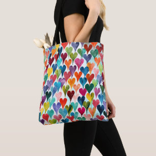 Tote Bag Motif de coeur amusant