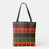 Tote Bag motif de couleur africaine moderne (Dos)