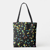 Tote Bag Motif de couleur vivant (Dos)
