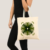 TOTE BAG MOTIF DE COURONNE D'ANANAS  (Devant (produit))