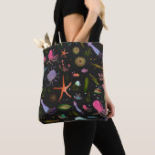 Tote Bag Motif de créatures de mer (De près)
