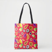 Tote Bag Motif de délice fruité vibrant (Devant)