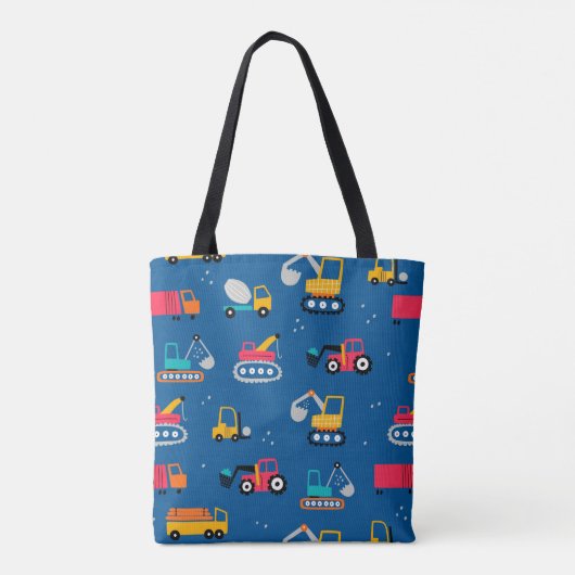 Tote Bag Motif de déplacement de construction mûre (Dos)