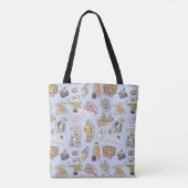 Tote Bag Motif de dessin coloré AMIENDS™ (Dos)