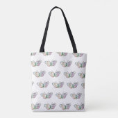 Tote Bag Motif de dessin de papillon de fil (Dos)