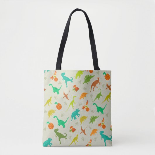 Tote Bag Motif de dinosaures (Devant)