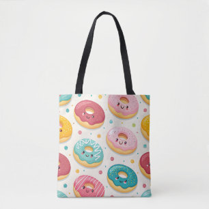 Tote Bag Motif de Donuts