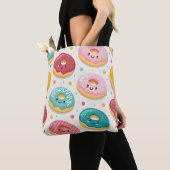 Tote Bag Motif de Donuts (De près)