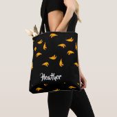 Tote Bag motif de feu (De près)