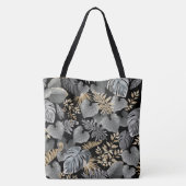 Tote Bag Motif de feuillage tropical (Dos)