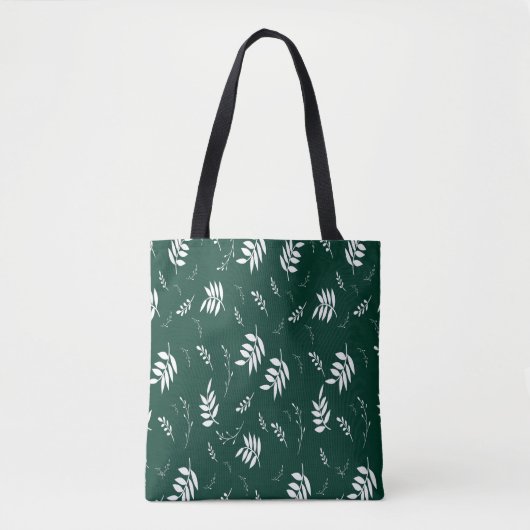 Tote Bag motif de feuille (Devant)