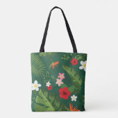 Tote Bag Motif de feuilles tropicales (Dos)