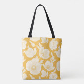 Tote Bag Motif de fleur d'or (Dos)