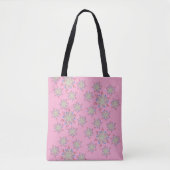 Tote Bag Motif de fleur unique conçu (Devant)