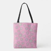 Tote Bag Motif de fleur unique conçu (Dos)