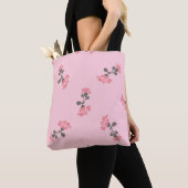 Tote Bag Motif de fleurs (De près)