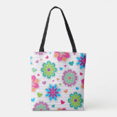 Tote Bag Motif de fleurs (Dos)