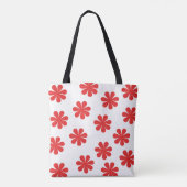 Tote Bag Motif de fleurs abstraite (Dos)
