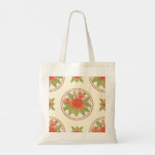 Tote Bag Motif de fleurs de pivoine (Dos)