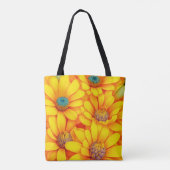 Tote Bag Motif de fleurs jaunes (Dos)