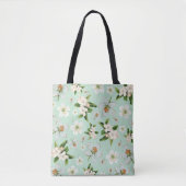 Tote Bag Motif de fleurs printanières (Devant)
