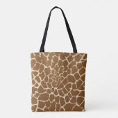 Tote Bag Motif de fourrure Giraffe Imprimer (Dos)