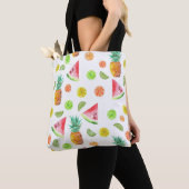 Tote Bag Motif de fruit glacé d'aquarelle (De près)