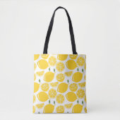 Tote Bag Motif de fruits de citron jaune (Devant)