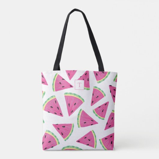 Tote Bag Motif de fruits de pastèque Monogram (Dos)