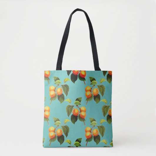Tote Bag Motif de fruits de pêche (Devant)