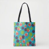 Tote Bag Motif de fruits d'été à la fibre méditerranéenne (Devant)