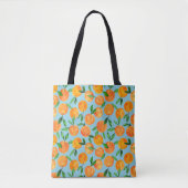 Tote Bag Motif de fruits d'oranges d'agrumes (Devant)