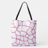 Tote Bag Motif de girafe rose (Dos)