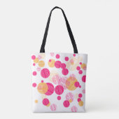 Tote Bag Motif de grand-mère rose tendance (Dos)