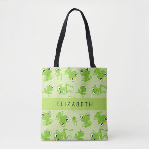Tote Bag Motif de grenouille, Grenouille verte, Prince de g