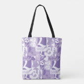 Tote Bag Motif de grille Lola '96 (Dos)