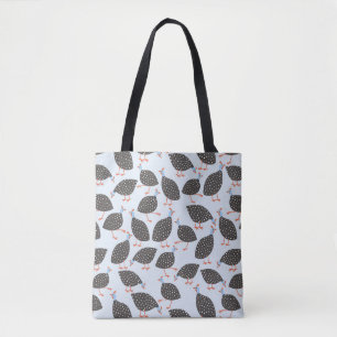 Tote Bag Motif de Guinée Fowl