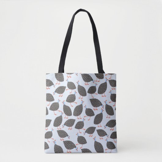Tote Bag Motif de Guinée Fowl (Devant)