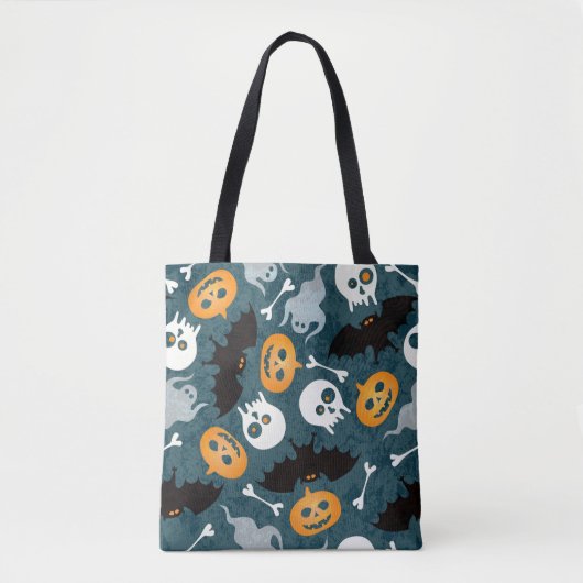 Tote Bag Motif de Halloween (Devant)