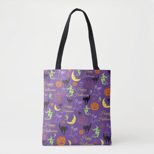 Tote Bag Motif de Halloween Trick Or Treat (Devant)