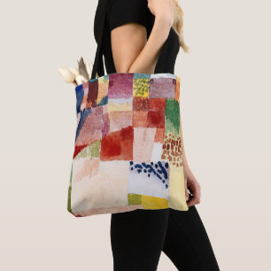 Tote Bag Motif de Hammamet par Paul Klee, Art Abstrait